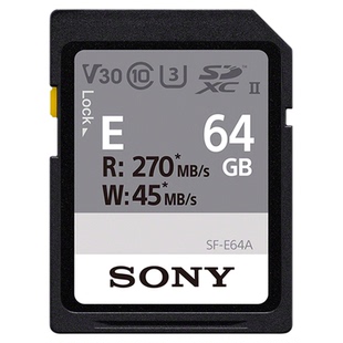 Sony/索尼 SF-E64A/E128A SD存储卡-E系列 坚固耐用 出色性能