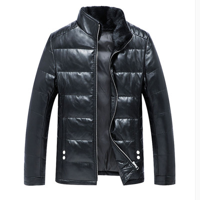 JZPZ绵羊皮羽绒服皮夹克