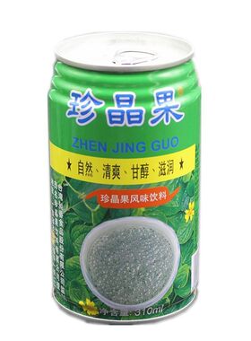 珍晶果饮料清凉台湾风味奇亚籽罐装宜宾火锅烧烤果粒小瓶饮品批发
