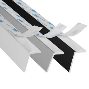 L型窗帘缝隙遮光条 黏贴打孔两用侧面全遮光卷帘成品帘挡光槽避光