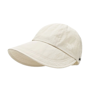 MorandiCo赵露思同款防晒鸭舌帽女防紫外线遮阳空顶大头围显脸小