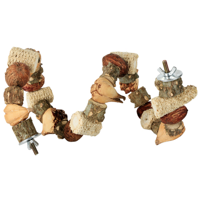 鸟故事鹦鹉坚果攀爬梯啃咬磨嘴牙