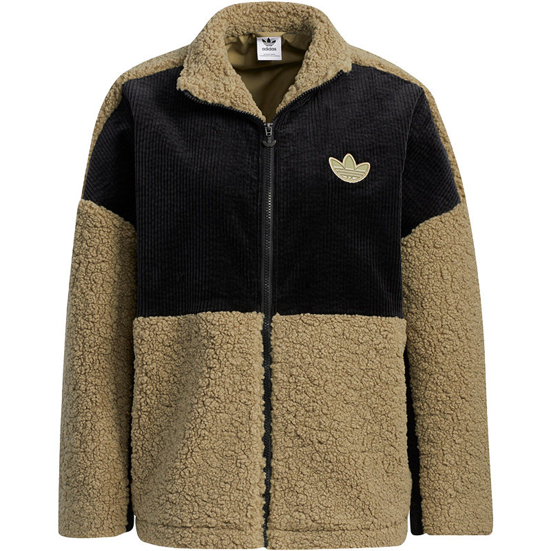 Adidas/阿迪达斯官方正品 SHERPA MIX W 仿羊羔绒女子外套HY4256
