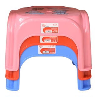 珠江牌矮方凳塑料加厚小凳子儿童矮凳子成人小板凳换鞋凳浴室椅子