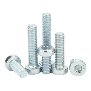 金超镀锌8.8级DIN7984内六角螺栓薄头内六角螺丝钉M4M5M6M8M10M12