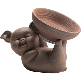 陶瓷茶漏茶滤创意茶道配件无孔茶渣过滤茶水分离器可爱茶叶过滤器