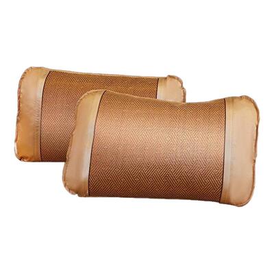 夏季凉席竹席枕套一对装藤枕套舒适单人学生藤席枕耐磨套子