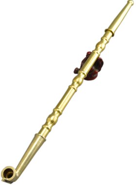 艾宝加长63cm手工龙凤把玩烟斗