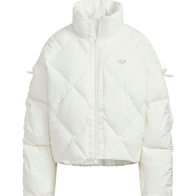 adidas阿迪达斯三叶草女子运动休闲保暖立领羽绒服外套KC2611