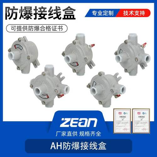 防爆吊盖接线盒DN20铝合金防护吊直通吊IP66灯具三通