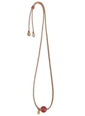 新中式招财纳福草莓晶大单珠项链