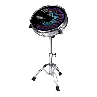 TMAX12寸哑鼓垫节拍器套装儿童初学架子鼓练习器双面专业打击鼓板