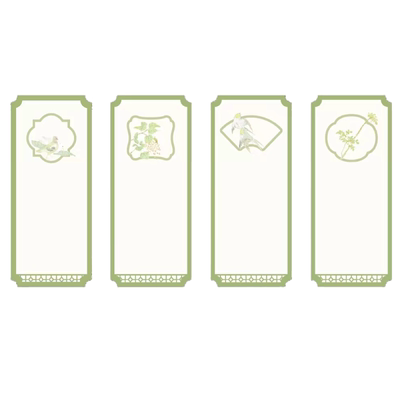 懿心阁屏风创意空白花笺硬笔软笔书法作品纸古诗书法纸成人毛笔练字专用纸每日一练展示纸中国风加厚一笔笺