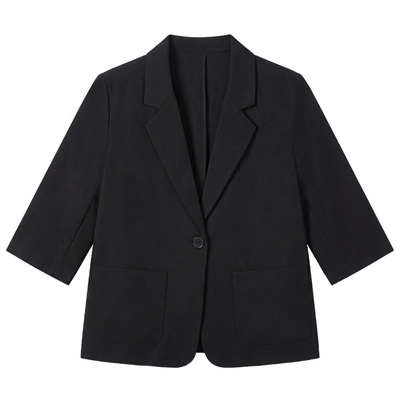 小个子高级感无垫肩西装套装