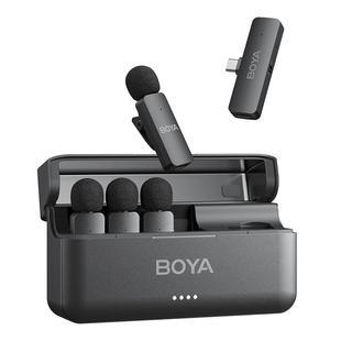 BOYA博雅V4一拖四无线麦克风领夹式手机相机直播降噪专业多人收音