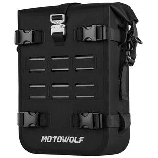 摩多狼摩托多功能护杠包防水包边包硬核尾包机车踏板侧包摩旅背包