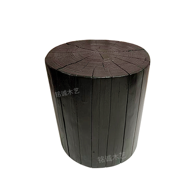 碳化工艺实木木墩源头工厂直销