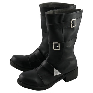 明日方舟 霜叶cos鞋定制 动漫Cosplay女靴支持看图制作