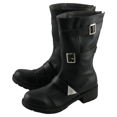 明日方舟 霜叶cos鞋定制 动漫Cosplay女靴支持看图制作