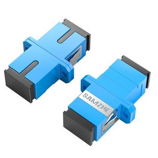 山泽光纤适配器SC/LC/FC/ST单工耦合器连接器双工法兰盘阴阳式5db光纤衰减器工程电信级10db公母对接转换头