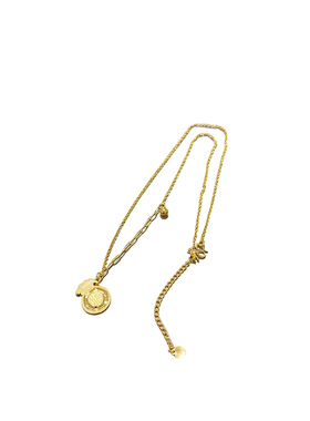 镀金仿黄金碎冰冰福袋项链女