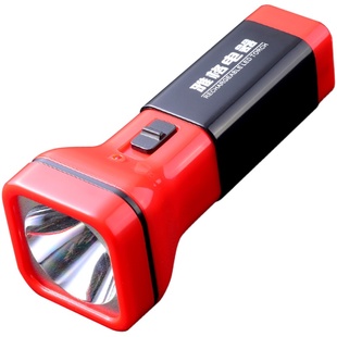 雅格大号手电筒耐摔强光超亮户外大电池led家老人便携家用长续航