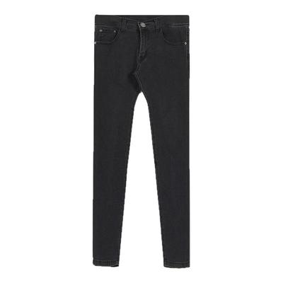 男士深色修身显瘦九分小脚牛仔裤