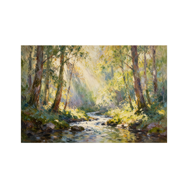 可班手绘油画清涧林曦办公室油画