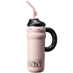 草莓生活巨无霸水杯2025新款女高颜值保冷杯大号杯子大容量冰霸杯