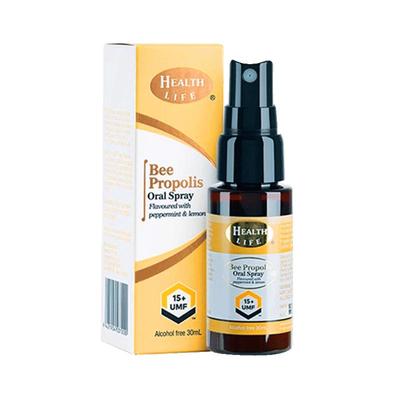 新西兰进口蜂胶口腔喷剂麦卢卡喷雾蜂蜜UMF15+HealthLife海斯康宝