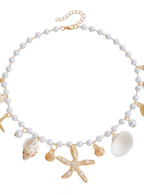 海星贝壳项链女三亚海岛度假风