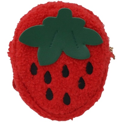 草莓毛绒少女卡通软妹日系单肩包