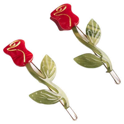 美国WinonaIrene雏菊玫瑰花扣夹
