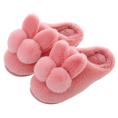 室内包跟情侣棉拖鞋女保暖可爱