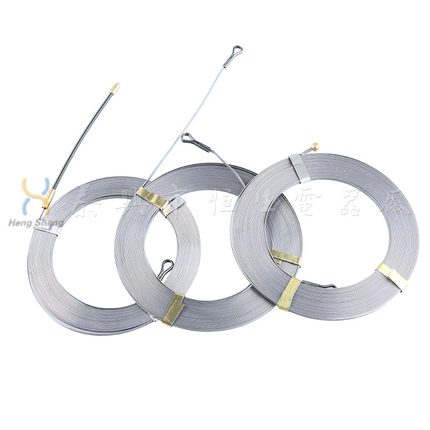 金属扁钢丝引线拉线器【cable15m穿墙puller】可抗拉线拍