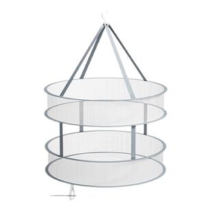 可折叠晾衣篮防变形晾晒网家用晒衣网双层晾衣服的网兜毛衣晒衣篮
