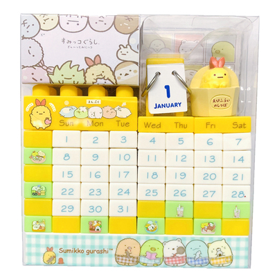 现货sumikko墙角落万年历公仔