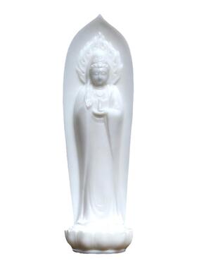 戴玉堂陶瓷观世音佛像阿弥陀佛随身佛摆件小佛像观音菩萨林弋新作