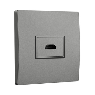 86型暗装多媒体面板 4K高清线hdmi视频数字电视插座 直插HDMI插座