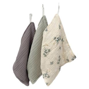 小碎花餐垫杯垫桌布100%纯棉纱布擦手巾厨用抹布餐巾茶巾吸水方巾