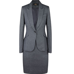 职业套装女气质时尚正装珠宝店售楼部工作服女夏士西服西装套装女