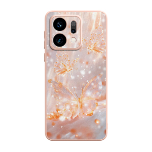 适用opporeno14手机壳新款reno13镜头全包12小众高颜值11奢华时尚10小羊皮oppo系列reno9外壳8全包7防摔6女款