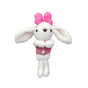 汽车中控屏幕摆件雨刮器怀挡装饰车内饰品安全带护肩套毛绒公仔女