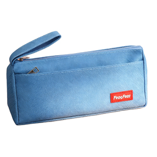 初中生学生简约笔袋大容量日系双层白色女生2026新款女孩ins高颜值少女初中生学霸可爱小众超火