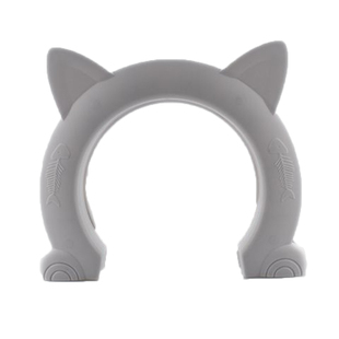 无窗帘猫咪门洞自由出入宠物猫进出门小狗无挡板门洞木门玻璃门