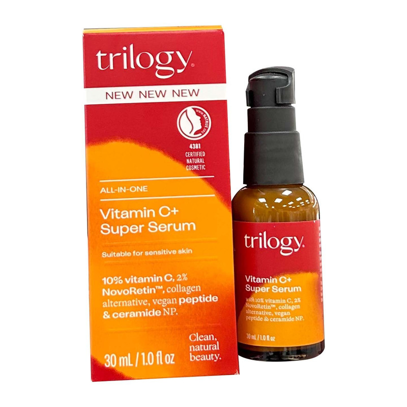 新西兰直邮Trilogy萃乐活维生素C亮白精华液澎弹焕亮紧致焕彩30ml