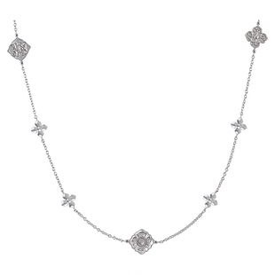 [枪枪大白景仙姑vv同款] 五花柿蒂长款项链女饰品生日新年礼物