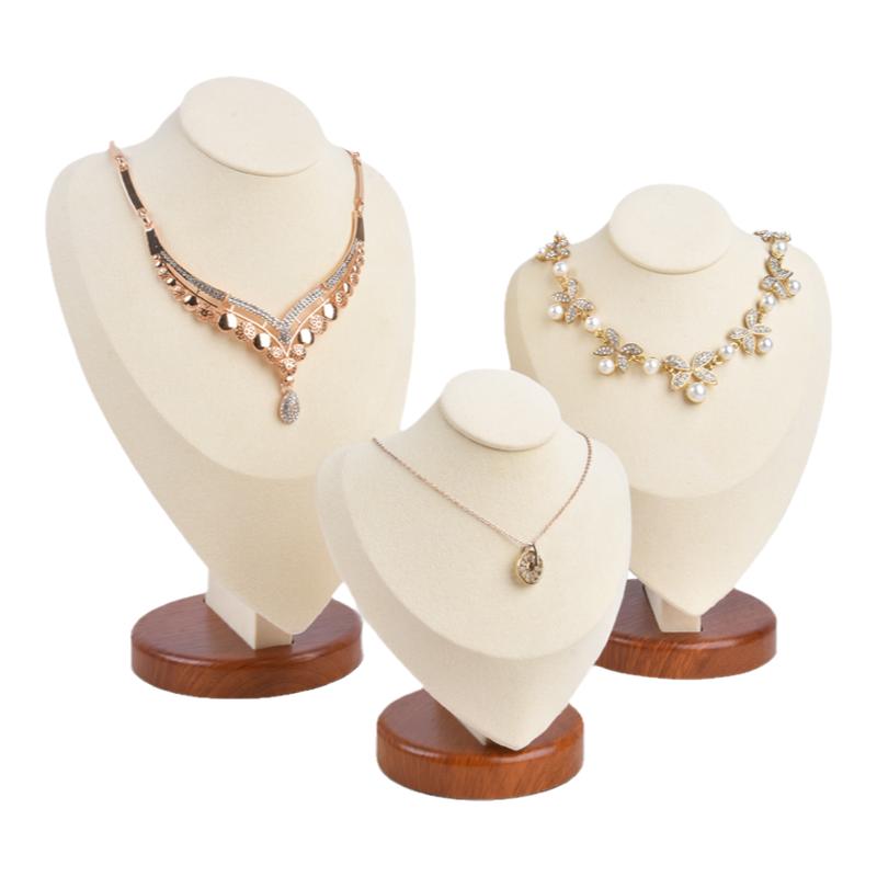 珠宝展示道具项链戒指收纳架首饰摆件拍照道具吊坠饰品木质托盘