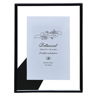 时几初高级感金属相框摆台ins双面透明玻璃6寸7寸8寸10寸12寸轻奢