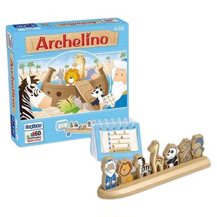 一刻馆诺亚方舟桌游亲子互动游戏逻辑思维训练木质益智玩具2-10岁